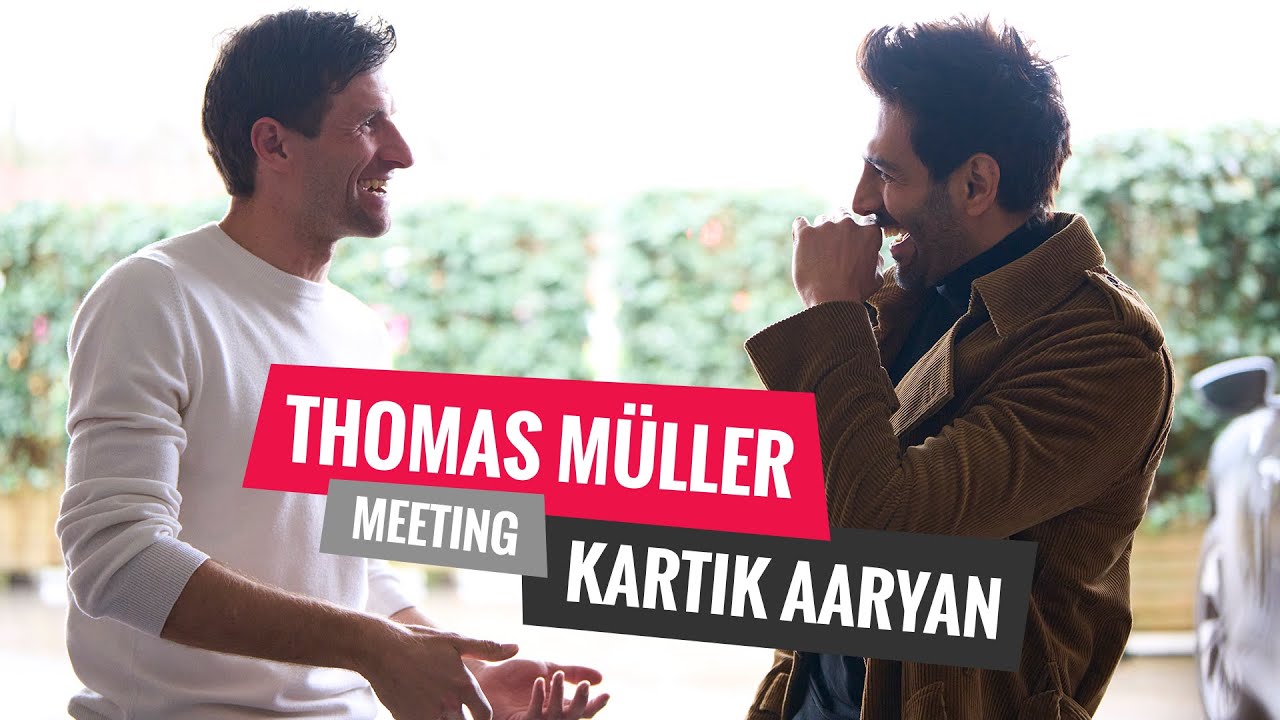 Thomas Müller trifft Schauspieler 