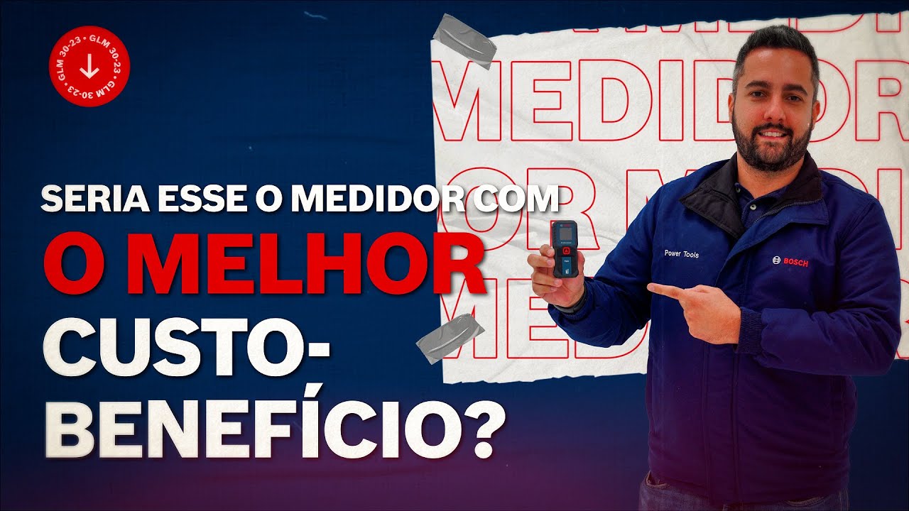 Seria esse o medidor com melhor custo-benefício? (Bosch GLM 30-23)