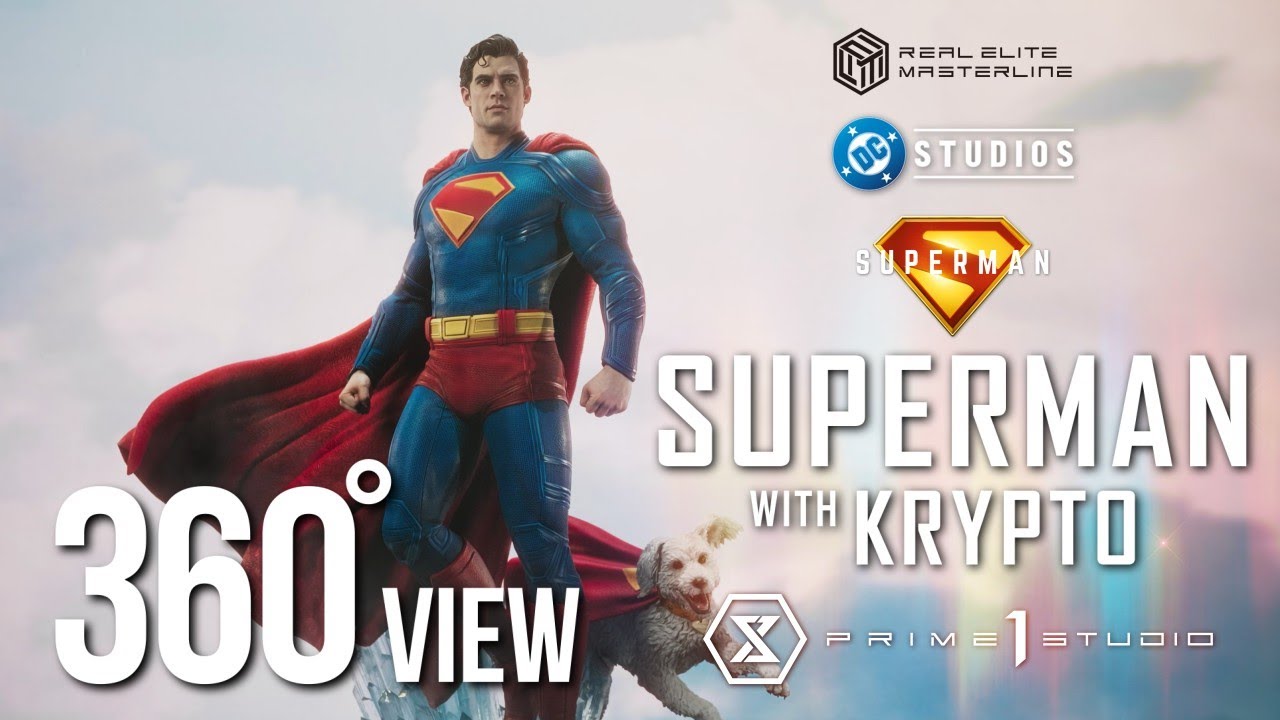 Superman with Krypto | 360 View | Prime 1 studio