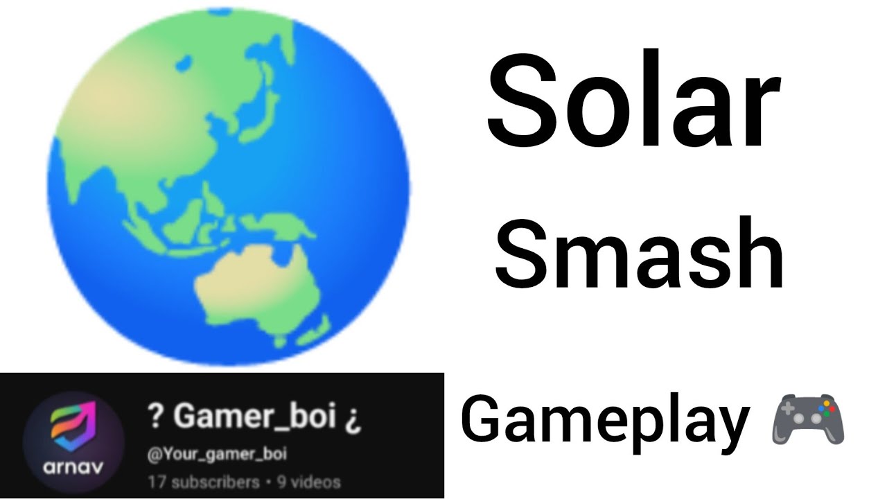 Solar smash minecraft world
