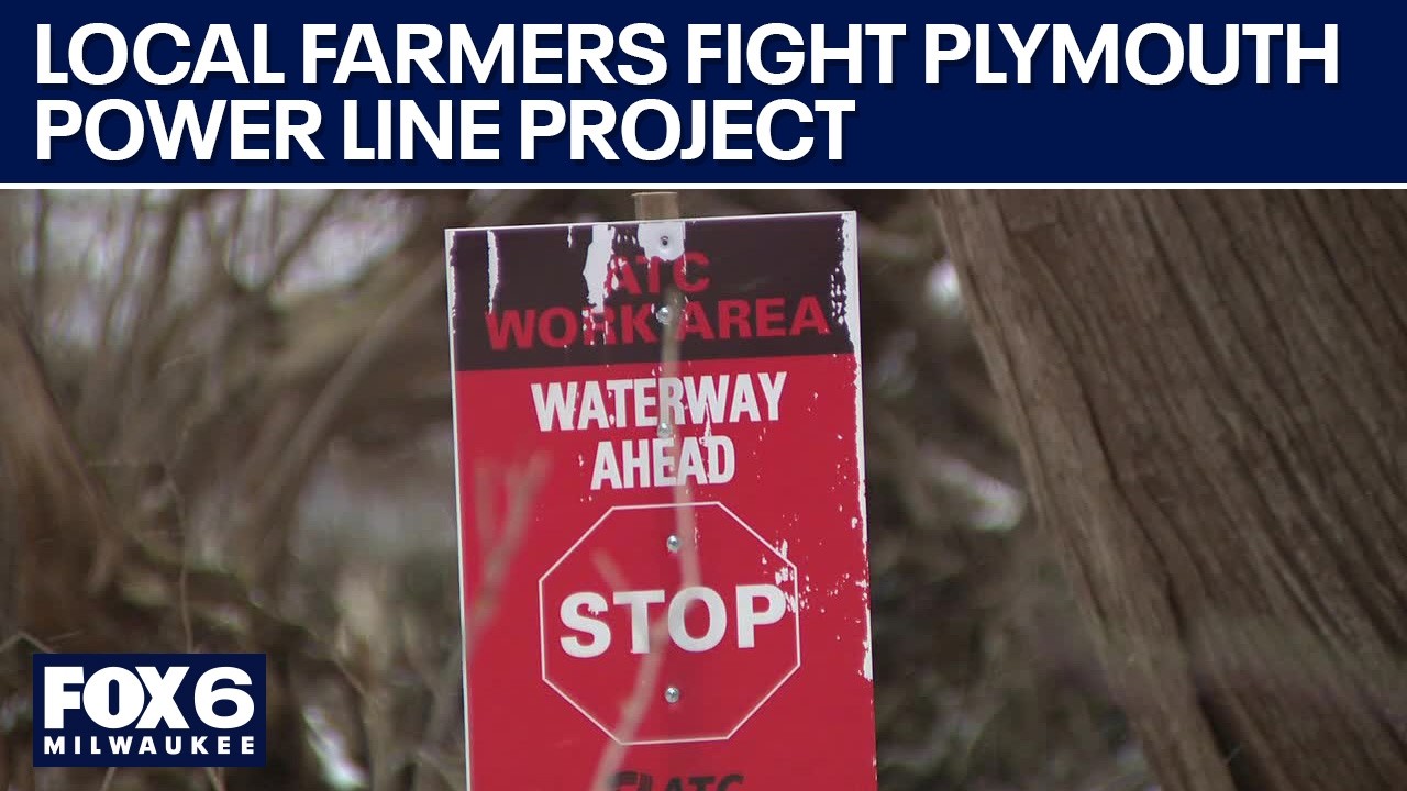 Sheboygan County farmers fight Plymouth power line project | FOX6 News Milwaukee