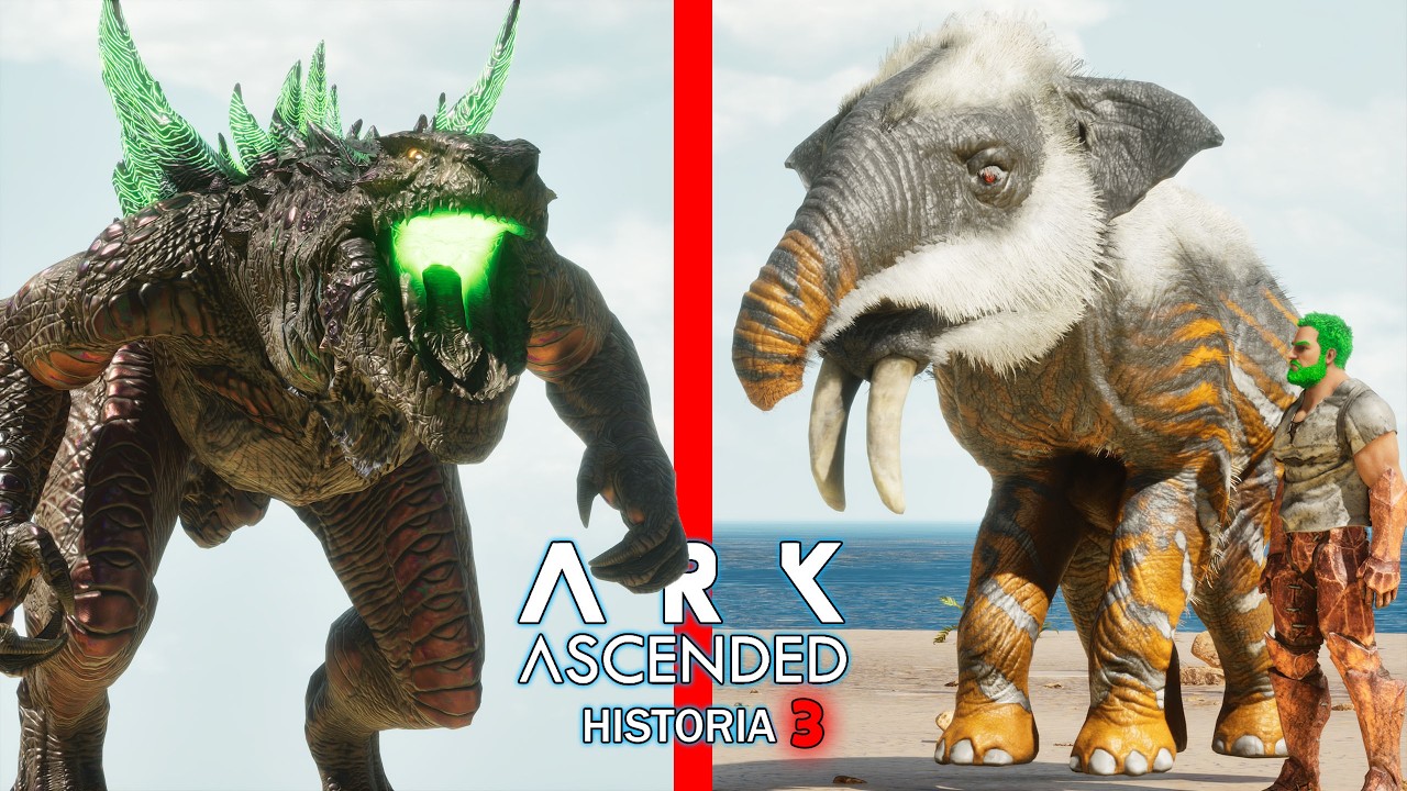 GODZILLA ATACA, MECHAGODZILLA DE CHOCOLATINA Y CRIA DE ELEFANTE abandonada ARK Ascended Historia