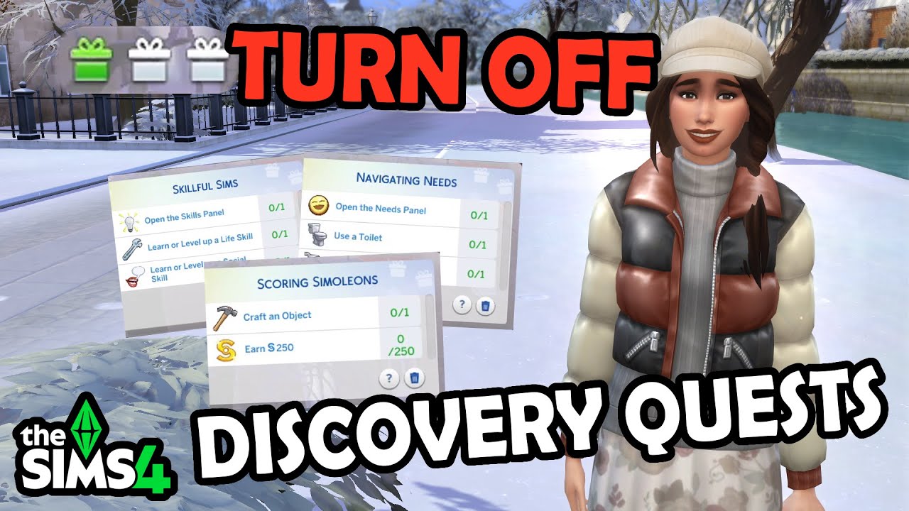 How To Turn Off Discovery Quests In The Sims 4 | Easy Tutorial