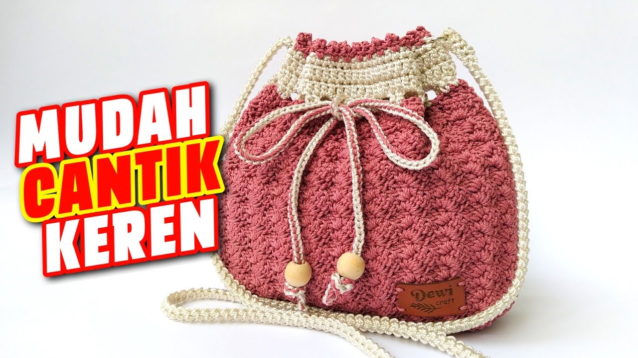 ПРОСТАЯ И КРАСИВАЯ СУМКА ВЯЗАННАЯ КРЮЧКОМ