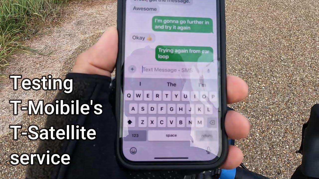 Trying out T-Satellite from T-Mobile, a messaging and location sharing service.