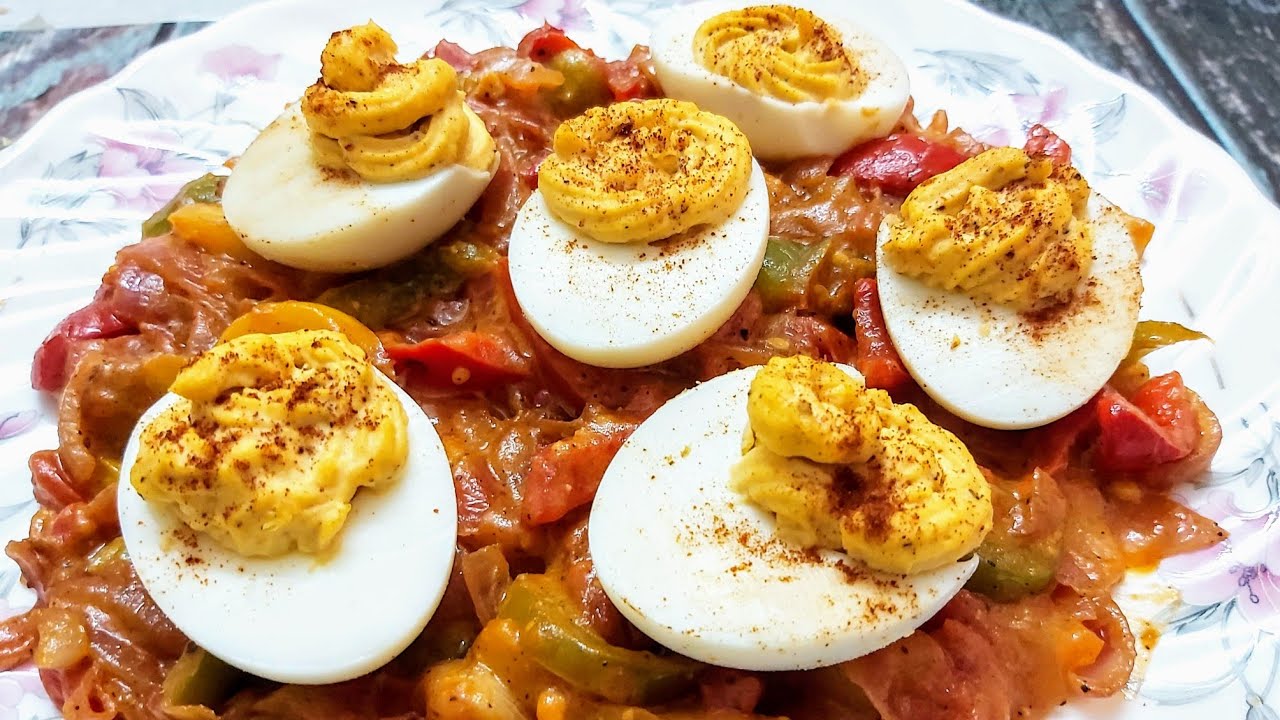 DEVILED EGGS | easter special egg recipe | best egg devil recipe | dimer devil | fusion egg recipe