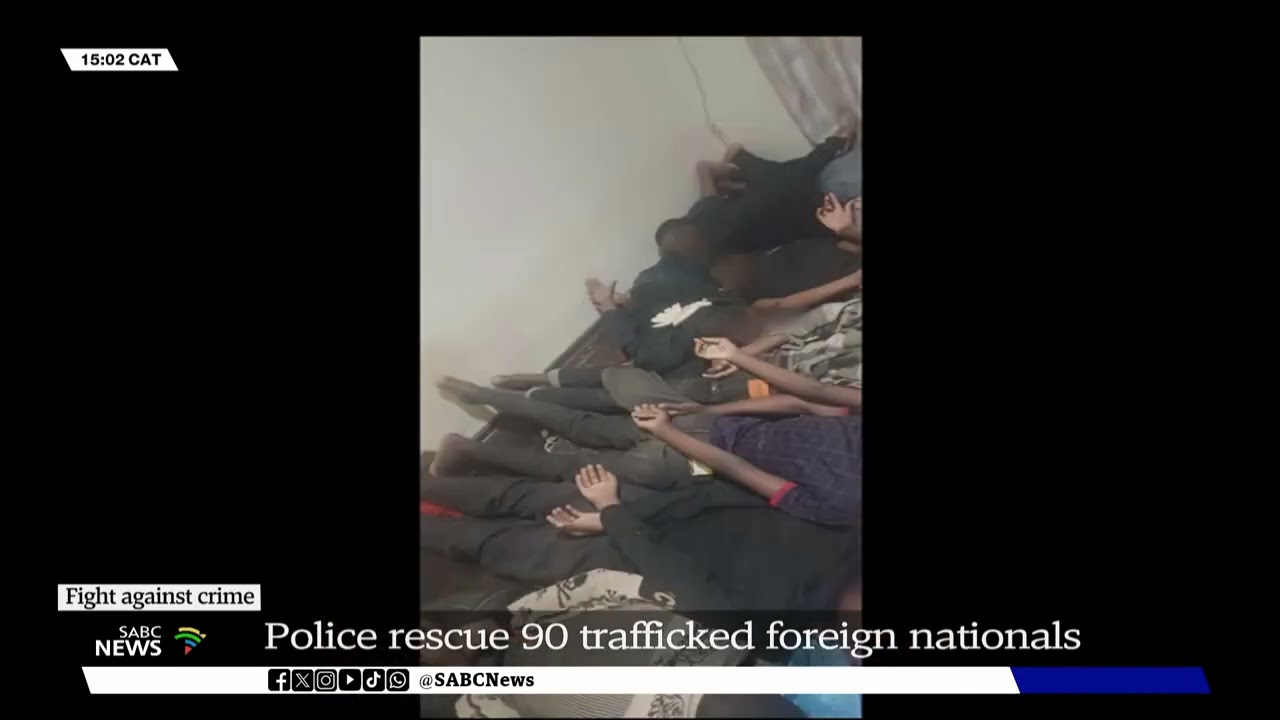 Police rescue 90 undocumented foreign nationals from a human trafficking syndicate