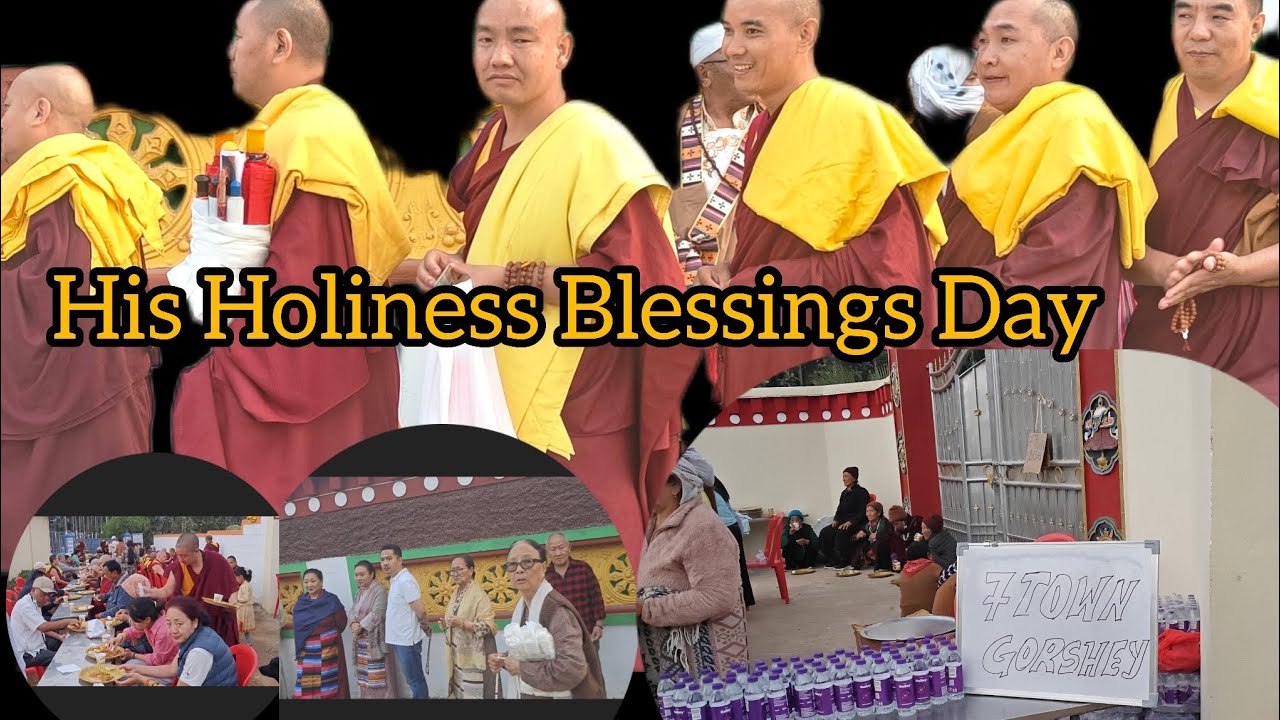 His Holiness Blessings On 29 January 2026 # Who Came From out Side Mundgod 🙏🙏🙏