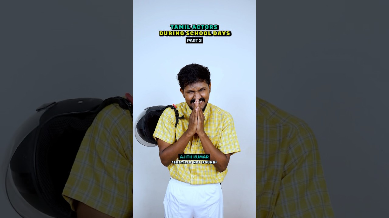 Tamil Actors During school days - Part 2 #vikkals #comedy