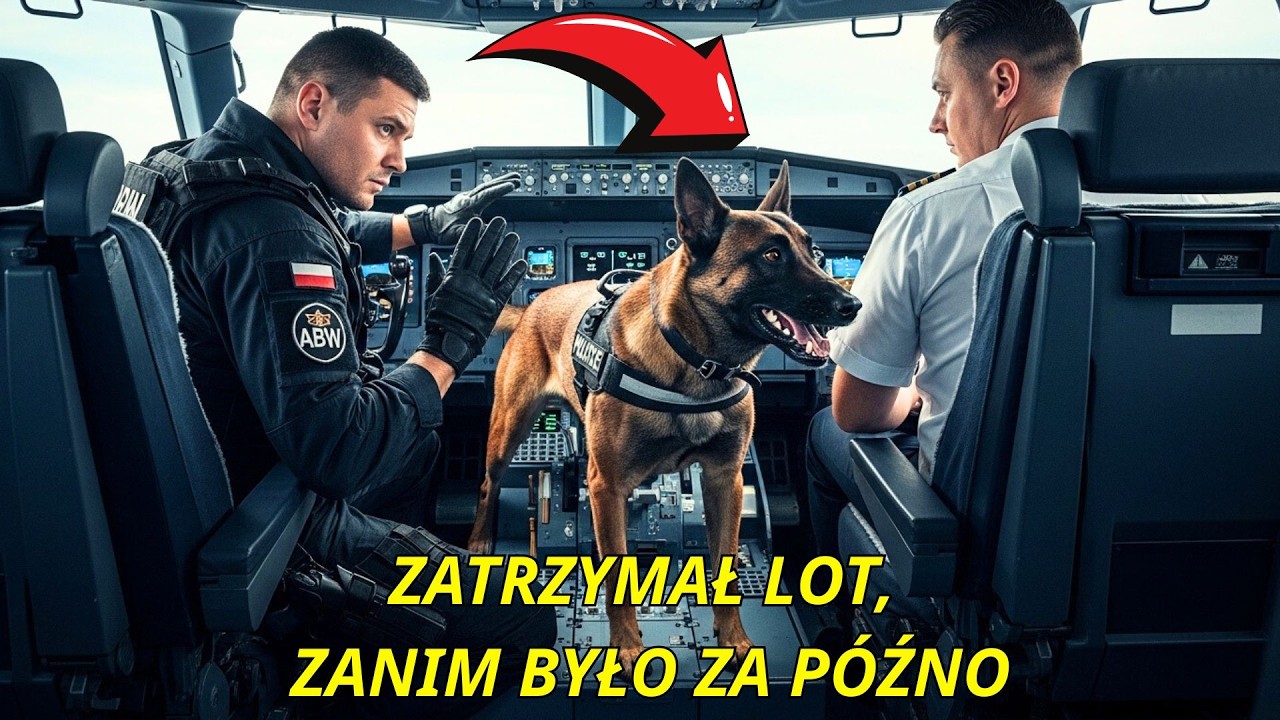 Policyjny pies wszedł do kokpitu  Chwilę później lot został wstrzymany