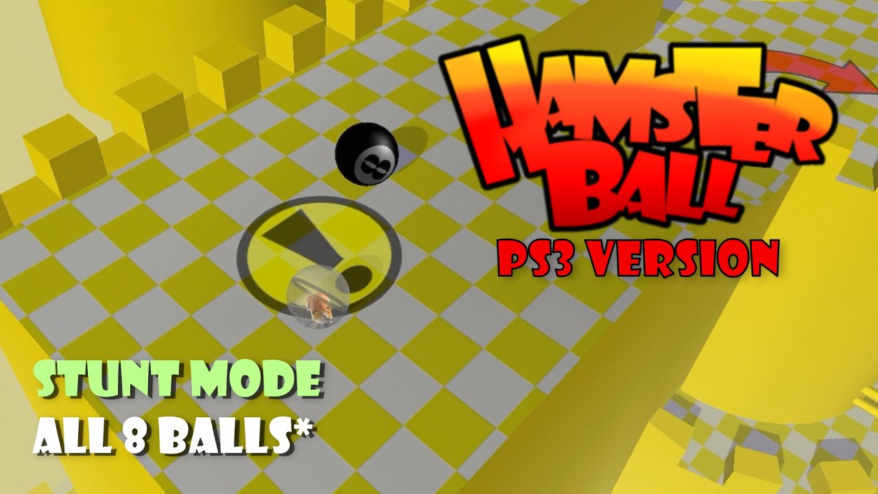 Hamsterball (PS3) - Stunt Mode ALL 8 BALLS