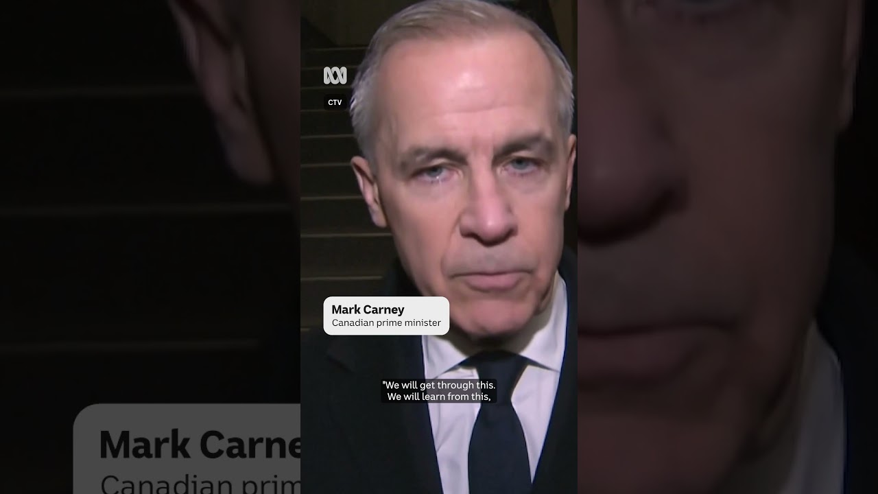 Visibly upset Mark Carney speaks after Canada mass shooting | ABC NEWS
