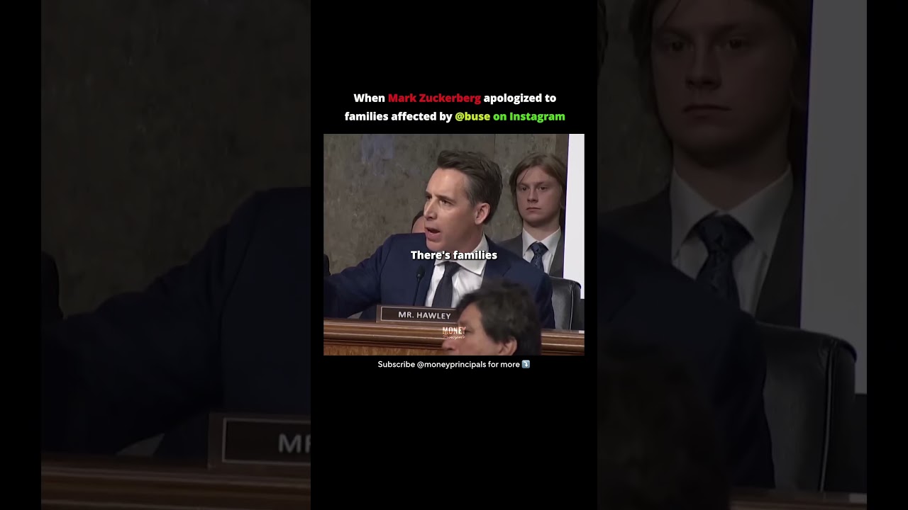 Mark Zuckerberg&rsquo;s Public Apology #markzuckerberg #tech #safety