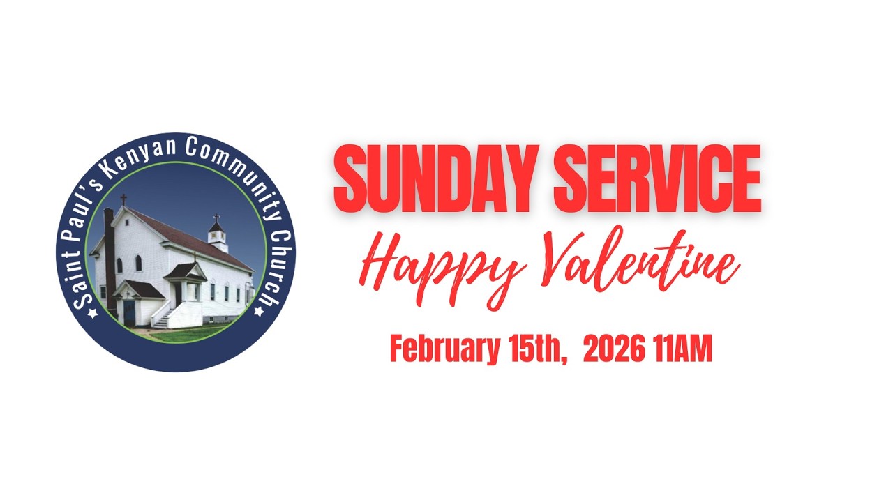 Sunday Service, February 15th, 2026. St Paul's Lawrence.