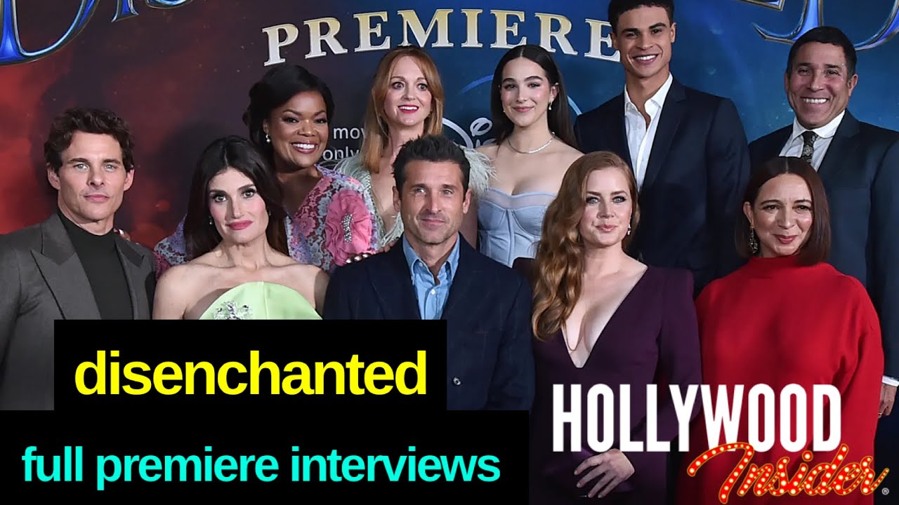 Full Rendezvous at Premiere Of 'Disenchanted' With Reactions From Stars | Amy Adams, Patrick Dempsey