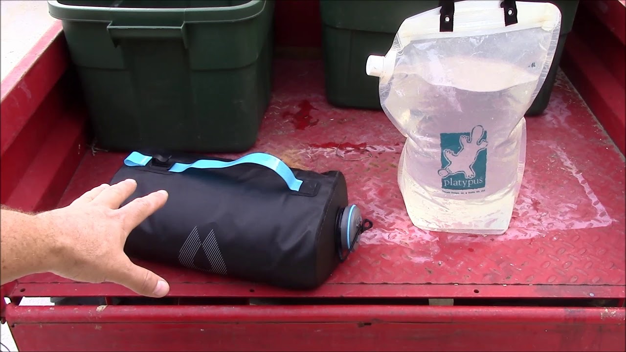 Hydrapak Expedition 8L  bulk water container for backpacking