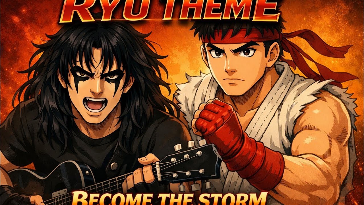 Dark Angel Knight - Ryu theme's tribute (Become the storm) Street Fighter -  (ENG & JP vocal cover)