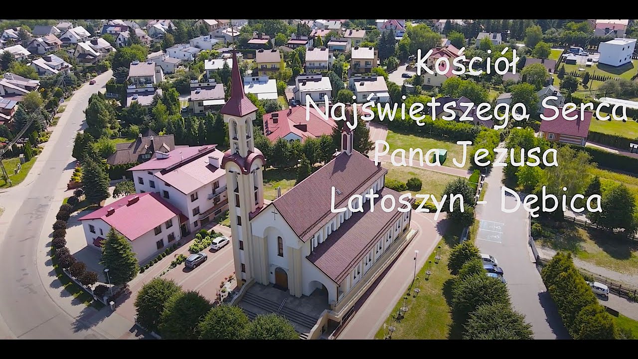 Kościół Najświętszego Serca Pana Jezusa w Latoszynie - Dębicy #79 DJI Mavic Air 2 - 4K