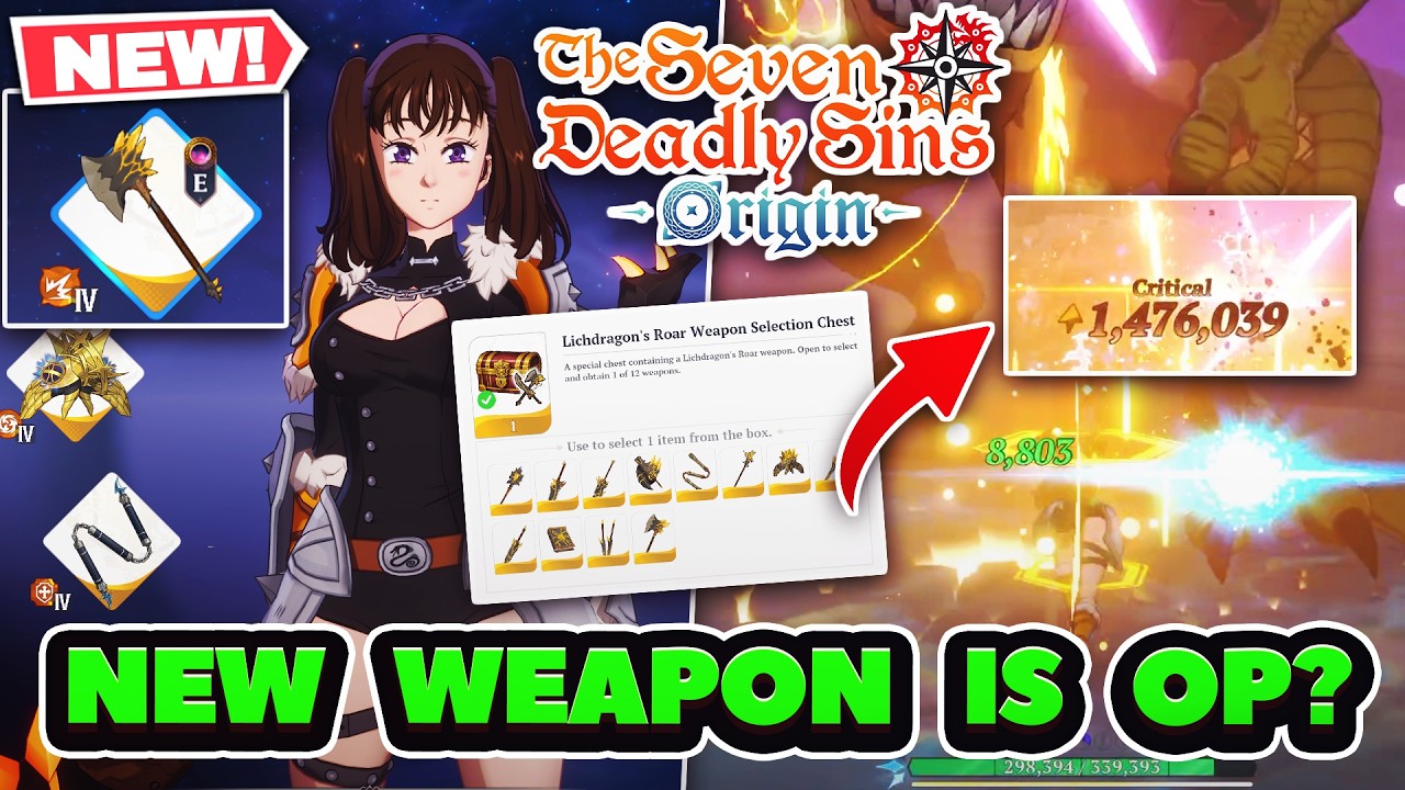 DON'T MAKE THIS MISTAKE! NEW WEAPON SET BREAKS DPS DIANE BUILD! | 7DS: Origin