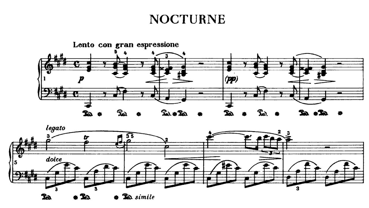 F. Chopin - Nocturne in C sharp minor No. 20