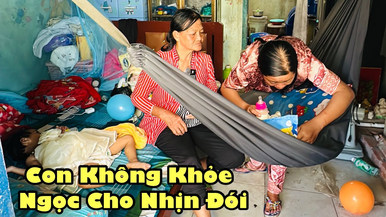 Con Không khỏe Ngọc không cho ăn cơm không cho uống sữa bà nội thấy ￼vậy liền mua sữa cho bé uống