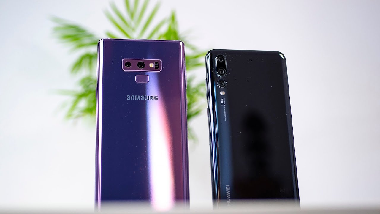 Samsung Galaxy Note 9 vs Huawei P20 Pro