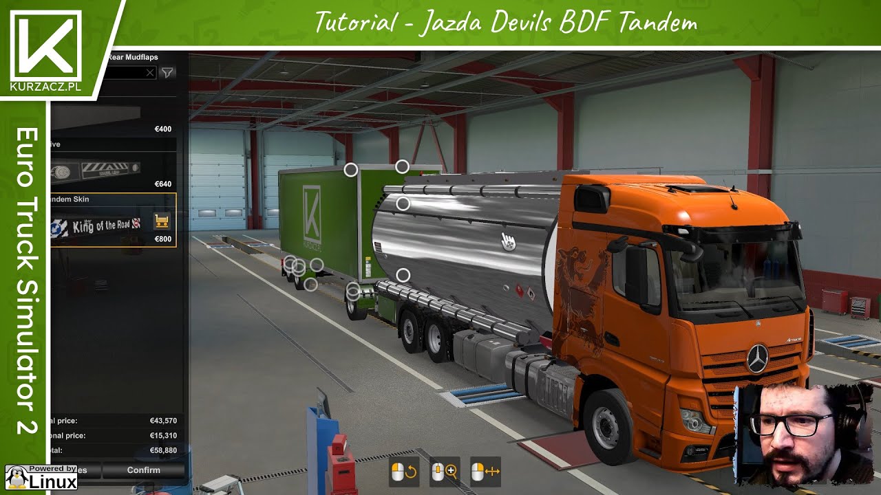 [PL] Jazda Devils BDF Tandem - ETS2 Tutorial