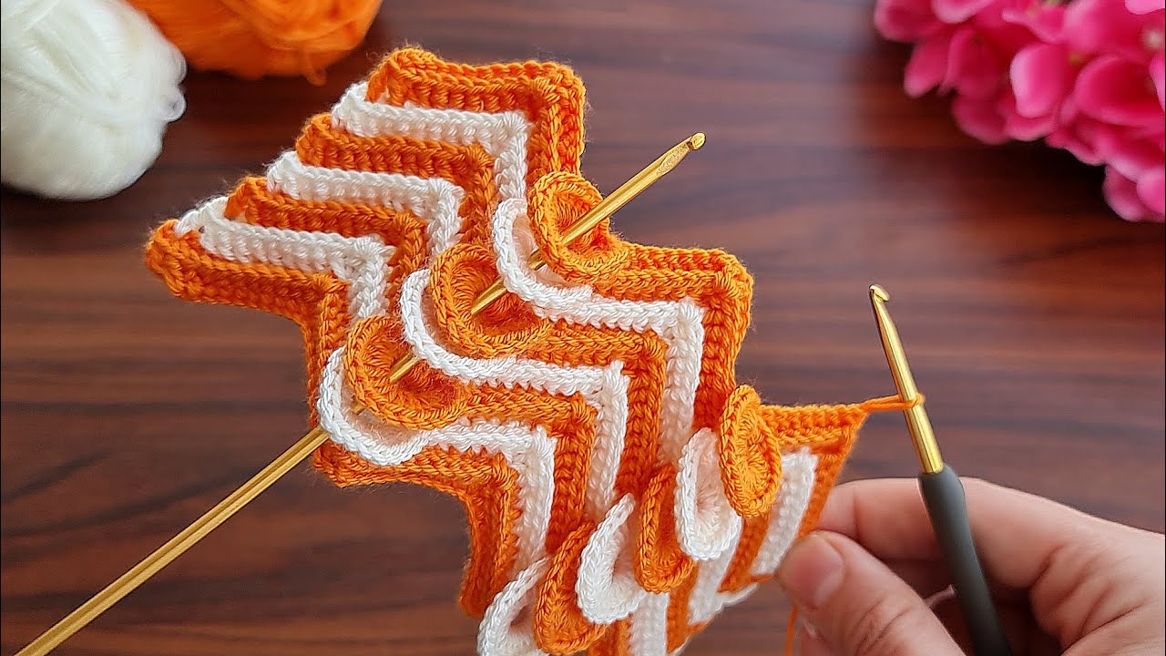 Wow!! super idea how to make eye catching crochet / Everyone who saw it loved it...