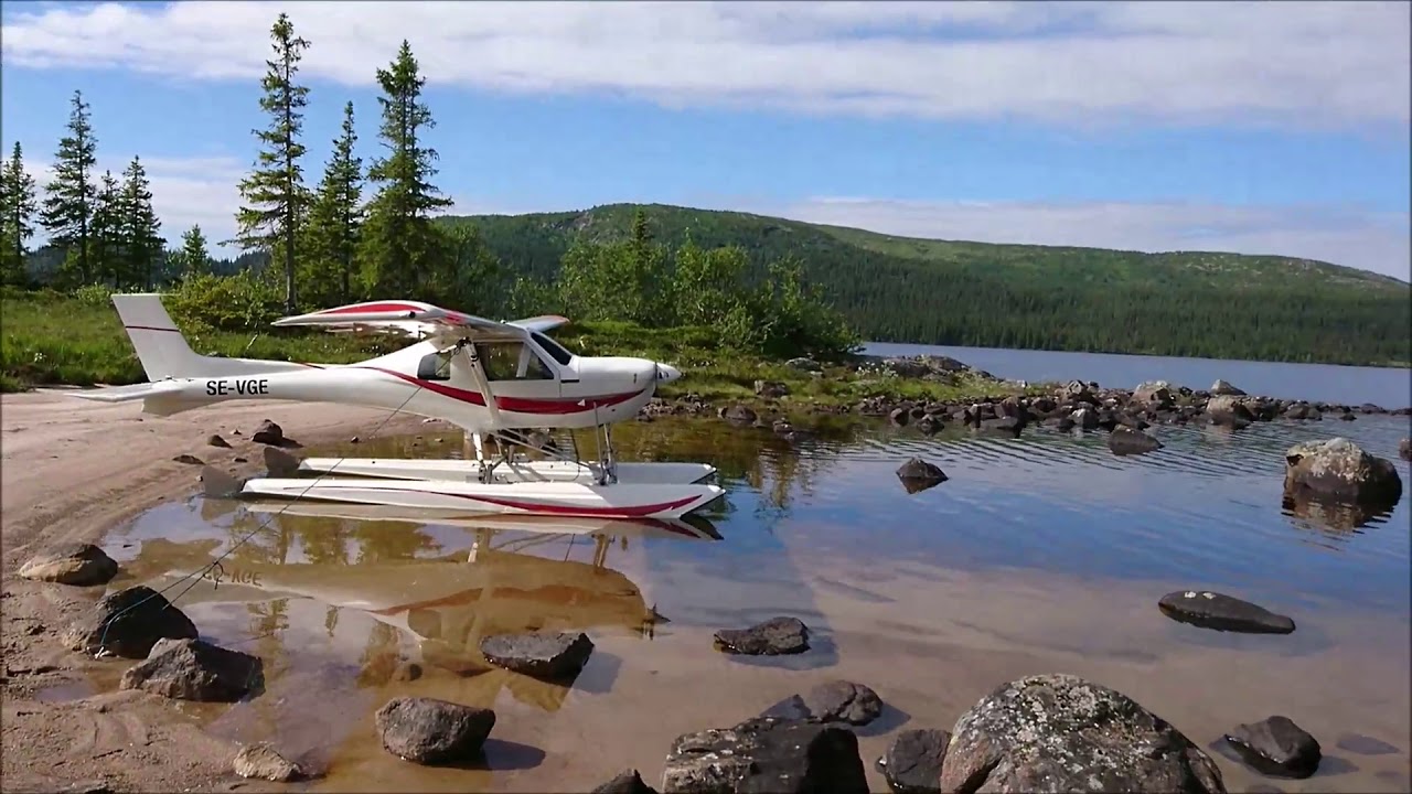 Jabiru aircraft takeoff and landing