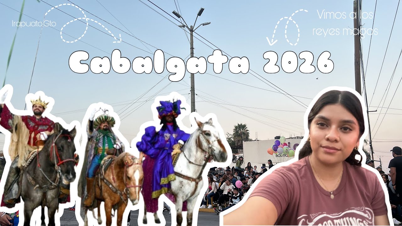 Cenas navideñas junto al desfile de reyes magos en irapuato, Gto