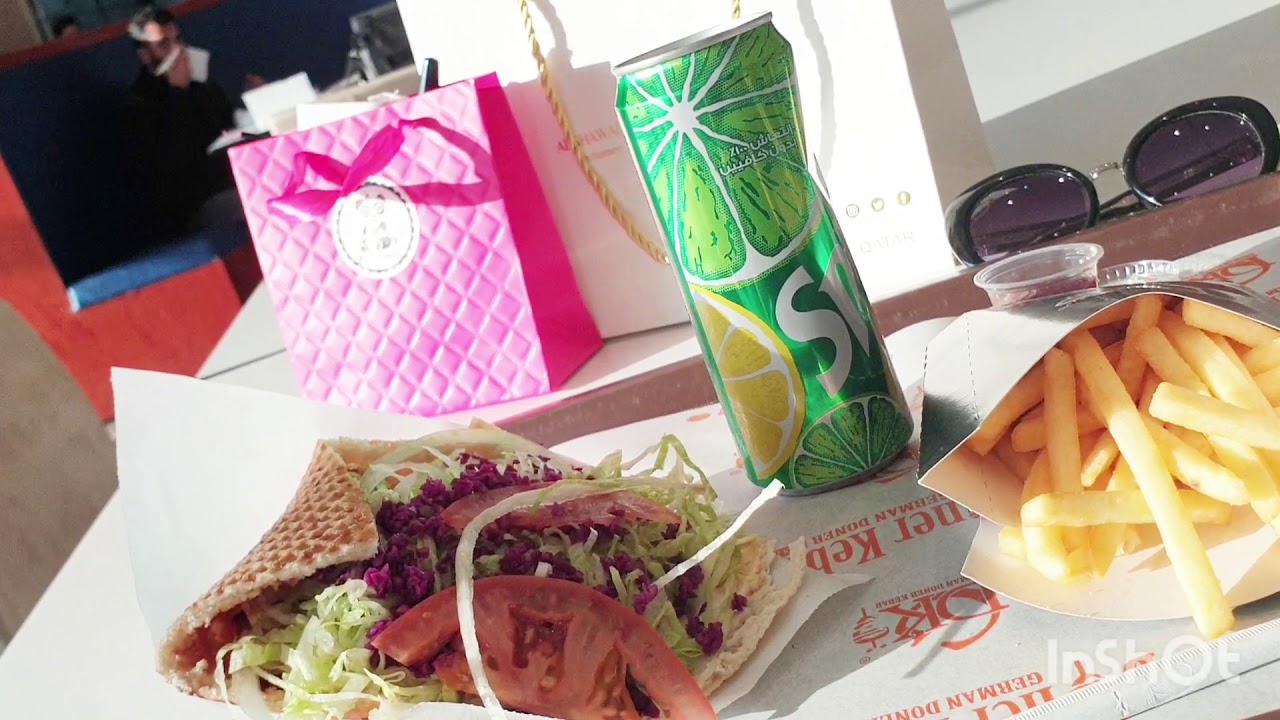 Experiencing German Doner Kebab /ezdan mall / Doha Qatar /دونر كباب الالماني/ ازدان مول / الدوحه قطر
