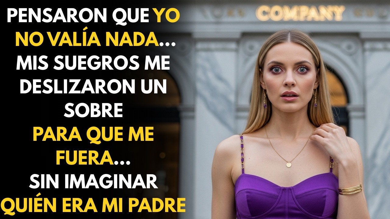 Mis suegros me ofrecieron dinero para dejar a su hijo… sin saber que yo era la verdadera dueña