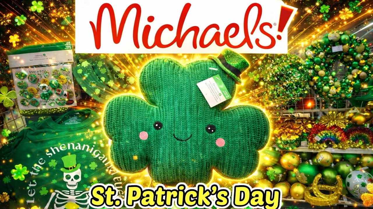 EVERYTHING GREEN @ MICHAEL’S 💚ST. PATRICK’S DAY FINDS! 