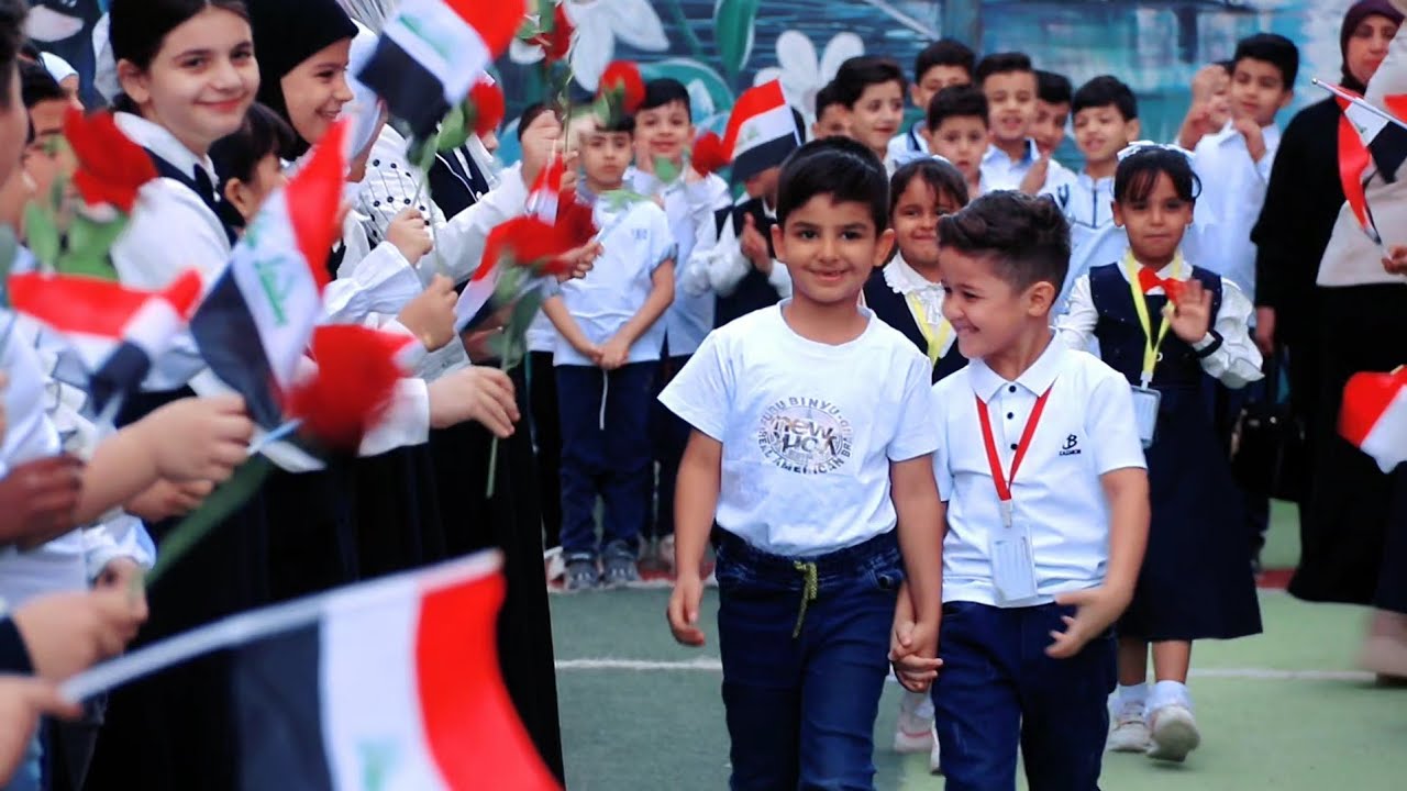 اصطفاف ورفع العلم وترحيب بالصف الاول الابتدائي | مدرسة سنابل المستقبل الاهلية 