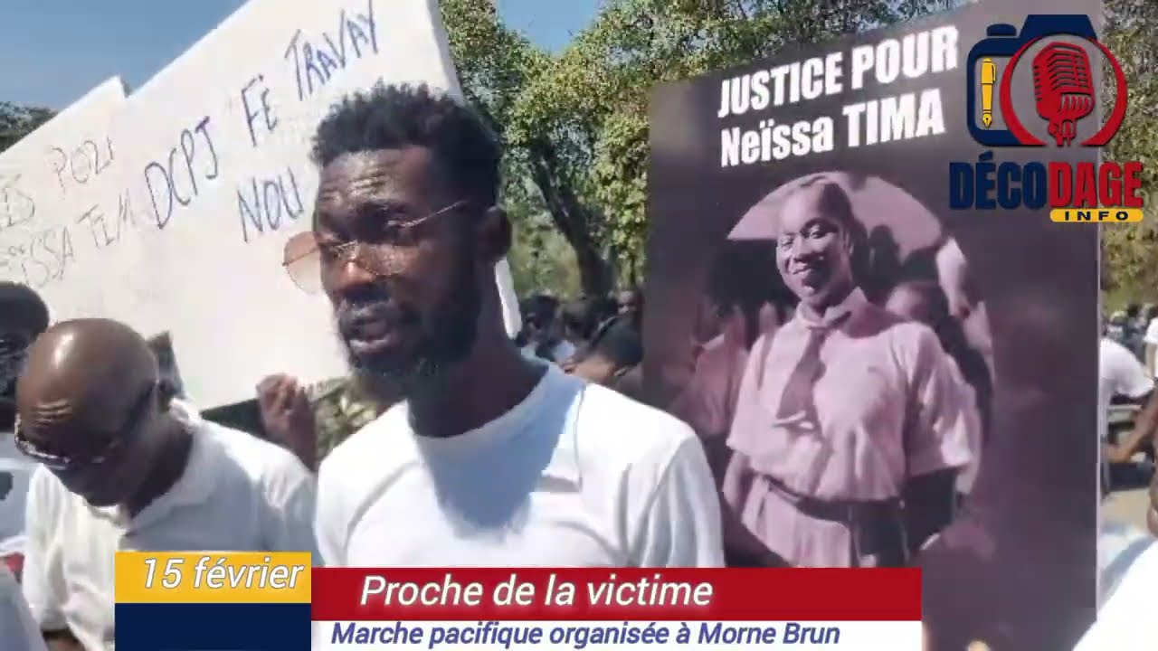 Fanmi Etidyan Neïssa TIMAòganize yon mach pou mande jistis ak limyè sou dosye
