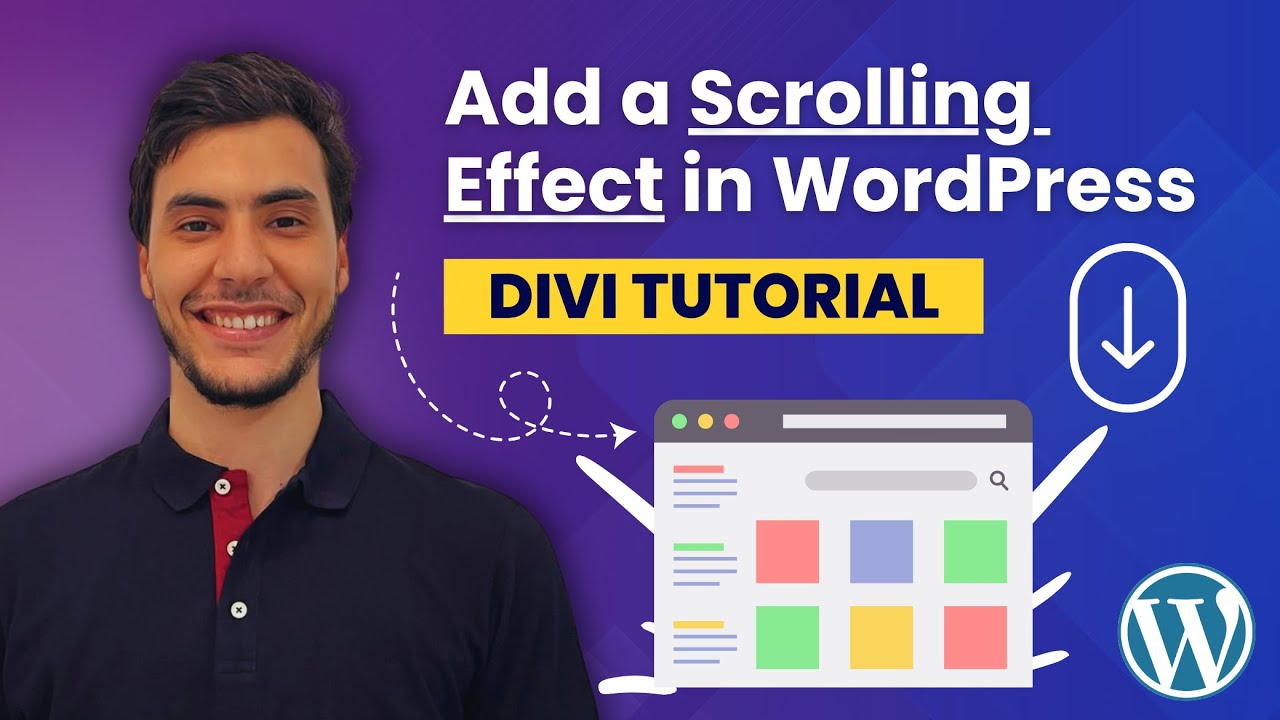 How to Add a Scrolling Effect Using DIVI | WordPress Tutorial