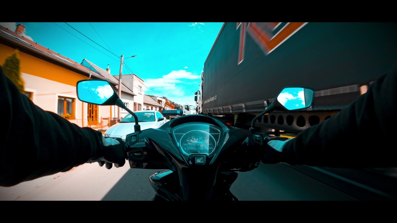 Zběsilá jízda s Hondou Vision 110 r.v.2022 [Insta360 X4] [4K]