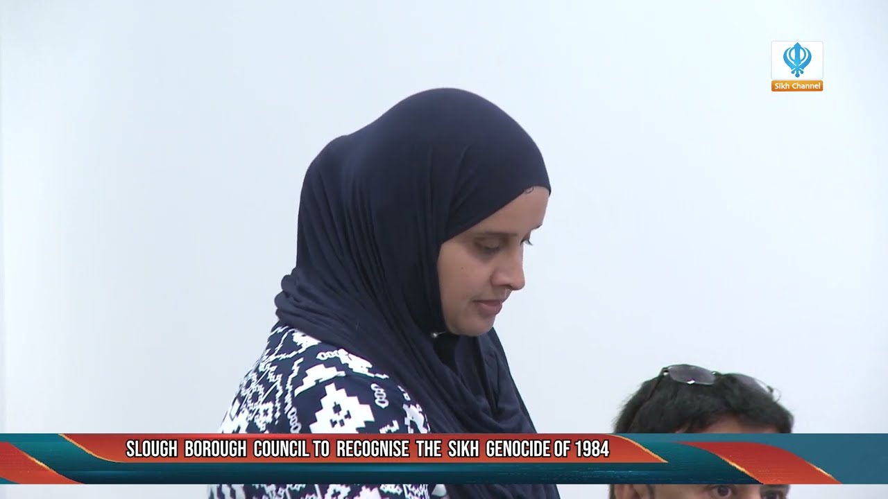 CHAOS at Slough Council House over voting down of the 1984 Sikh Genocide Agenda