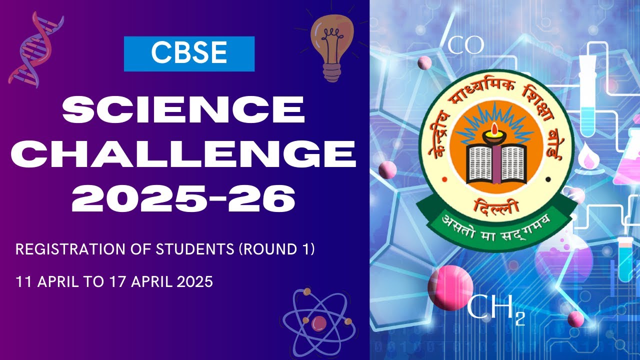 CBSE Science Challenge 2025-26 | Step by Step Registration Guide