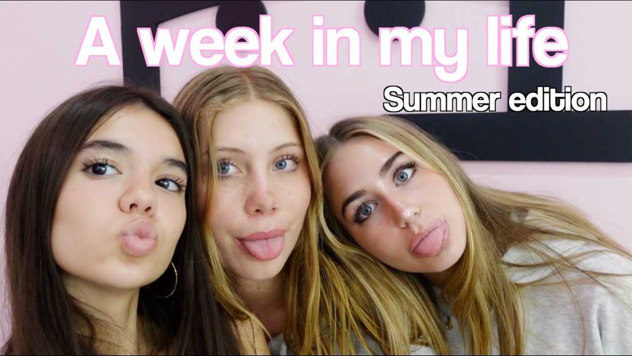 Summer week in my life vlog | sleepover, friends, beach | Emily and Evelyn