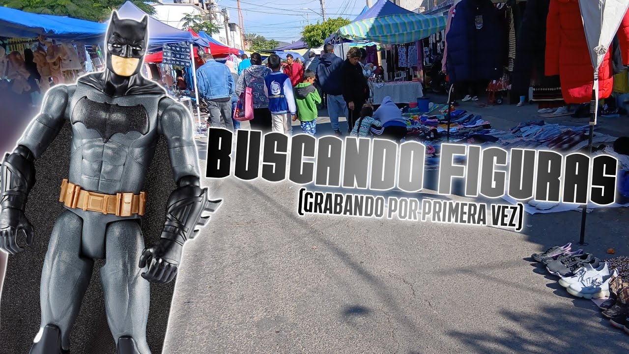 Mi primera vez haciendolo!//grabando en un tianguis buscando figuras basicas de marvel y dc