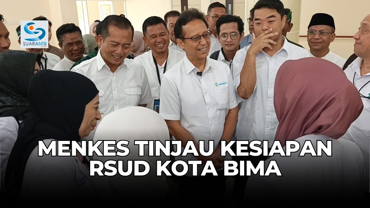 Didampingi Gubernur NTB, Menkes Tinjau RSUD Kota Bima yang Rampung Dibangun