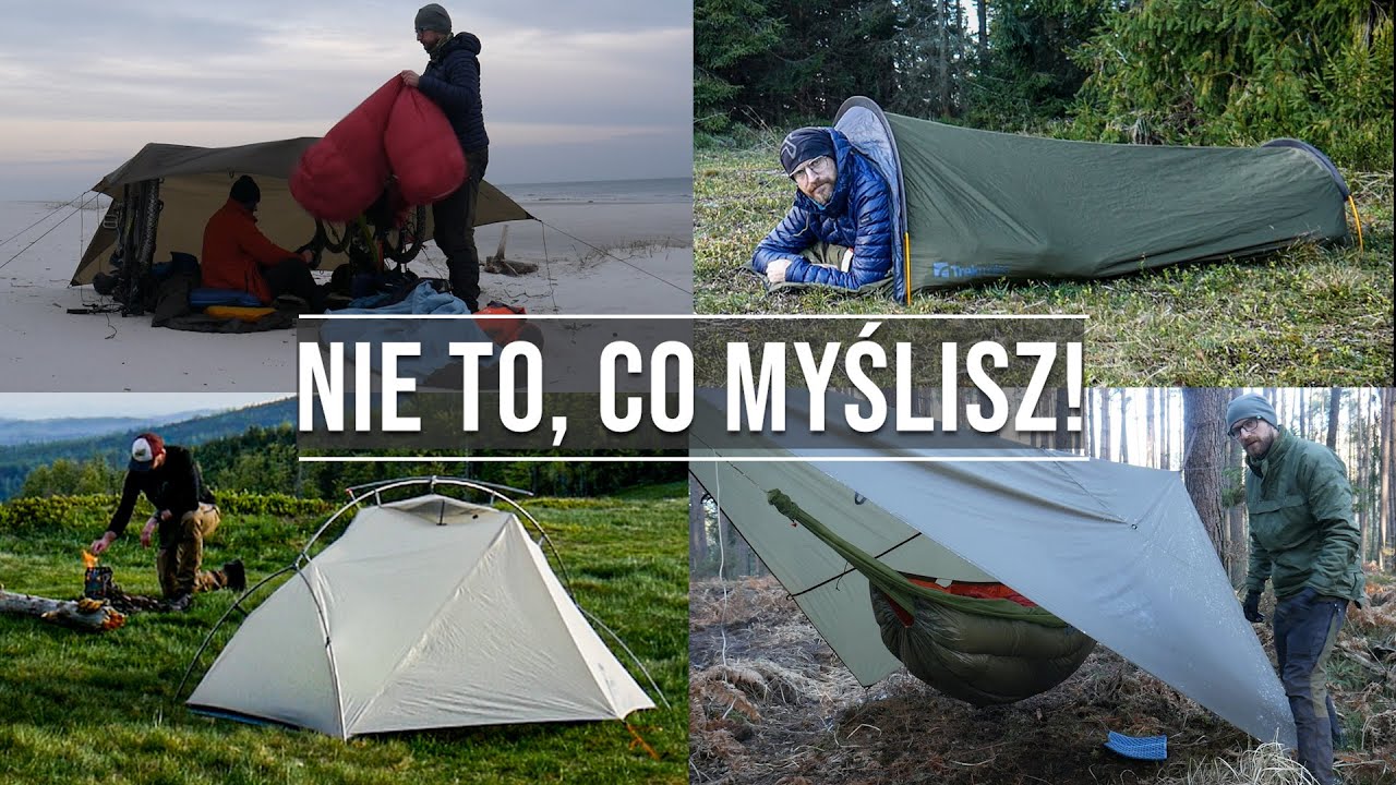 Które schronienie jest najlżejsze? Hamak, tarp czy namiot? Szkoła Biwakowania 30
