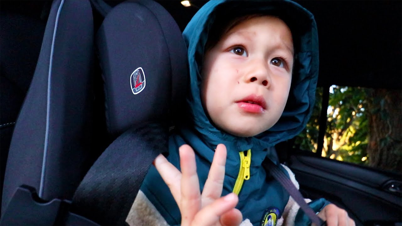 Toddler's Reaction Returning To School After The Holidays