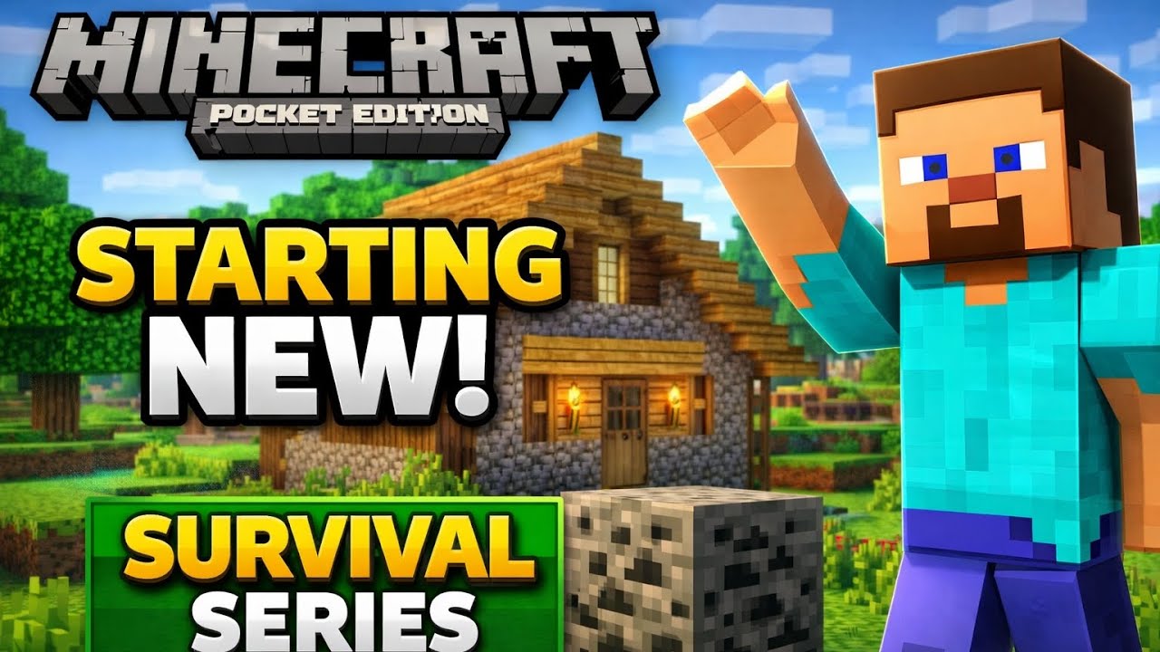 Minecraft Pocket Edition -New Survival Series 1
