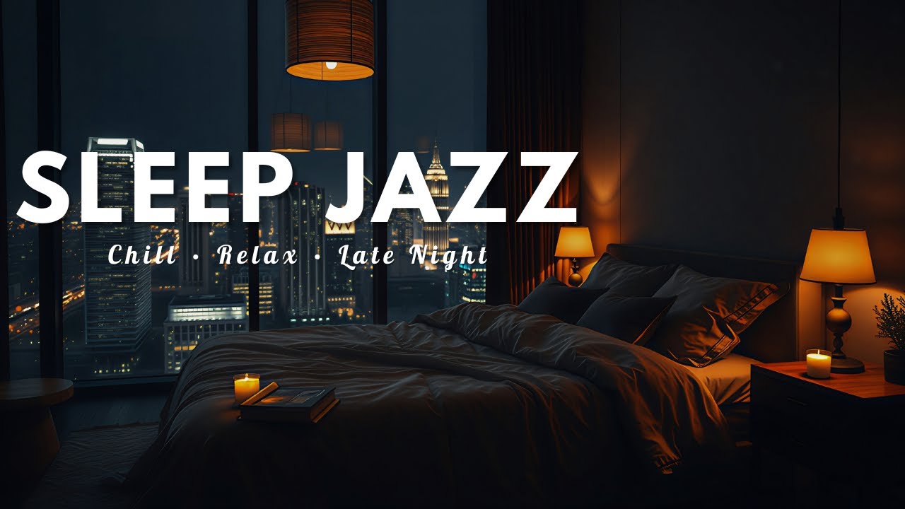 Sleep Night Jazz 🌙 Gentle Piano Jazz for Stress Relief