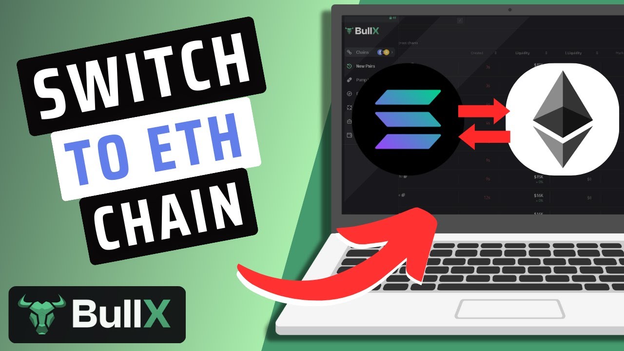 How To Switch To Ethereum Chain On BullX- Quick Guide