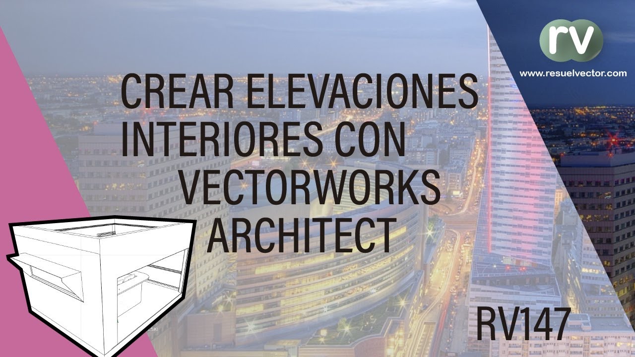 Crea Elevaciones Interiores automáticas con #Vectorworks - RV 147