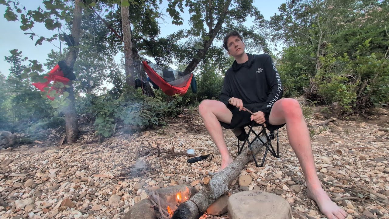 22 miles kayak camping on the Buffalo river