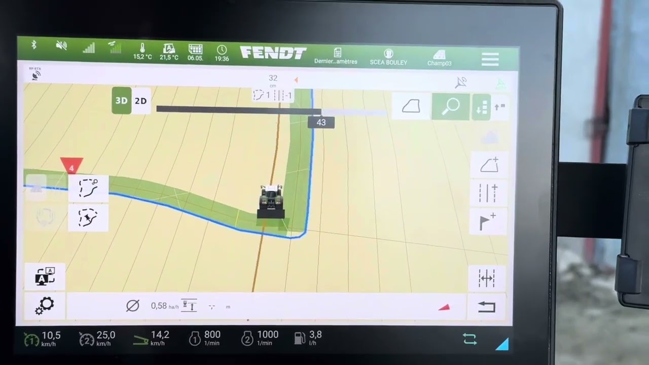 Lignes contour segment Fendt One